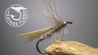 Fishable Fly 42 a simple quill wing caddis [upl. by Enomed]