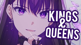 Nightcore  Kings amp Queens Lyrics [upl. by Kirch]