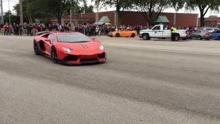 Lamborghini Aventador w Kreissieg exhaust acceleration [upl. by Chalmer]