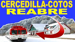 🌲 CERCANIAS de Cercedilla Navacerrada y COTOS 🌲 Abre de Nuevo  Tren de la Sierra de Madrid Renfe [upl. by Kuehn]