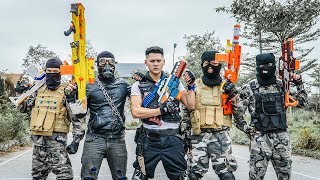 LTT Game Nerf War  Winter Warriors SEAL X Nerf Guns Fight Criminal Group Rocket Gamble [upl. by Amand514]