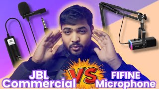 jbl microphone vs fifine microphone  best usb microphone  best budget microphone [upl. by Ientruoc509]