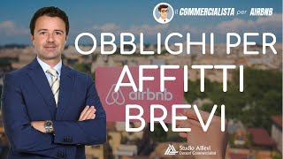 Affitti Brevi e Obblighi Fiscali cosa cè da sapere [upl. by Grewitz]