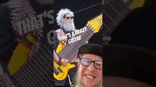 Elwood Francis of ZZ Top explains his Crazy 17 string Bass [upl. by Hammerskjold]