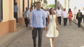 Los reyes de España de escapada por la Habana Vieja [upl. by Saxen711]