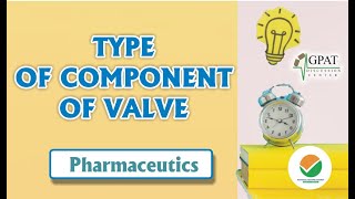 DIGESTER25  TYPES OF COMPONENT OF AEROSOL VALVE  PHARMACEUTICSGPATNIPER DRUG INSPECTOR [upl. by Wiskind436]