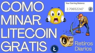 LTCMINER como MINAR LITECOIN GRATIS🚀LTC SIN INVERSION 2024NO INVERTIR [upl. by Ttimme528]