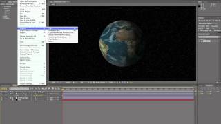 CS5 After Effects Rotating Earth with Orbiting Moon Tutorial [upl. by Virgilio]