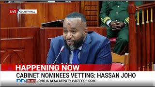 CS nominee Hassan Johos vetting  FULL INTERVIEW [upl. by Rekcut]