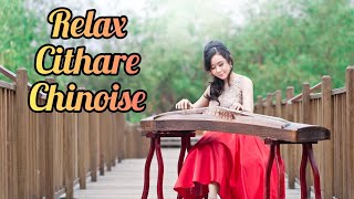 Cithare chinoise  musique très relaxante dasie  Chinese zither  very relaxing music from asia [upl. by Notecnirp]