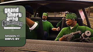 GTA SA Definitive Edition 100 Walkthrough  Mission 7 DriveBy [upl. by Anairad]