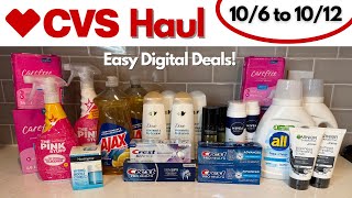 CVS Free and Cheap Digital Couponing Deals This Week  106 to 1012  Easy Digital Deals amp Coupert [upl. by Hseyaj772]