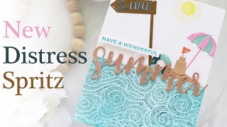 NEW Tim Holtz Distress Spritz  5 Techniques [upl. by Pen312]