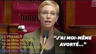 Clémentine Autain confie son expérience personnelle pour défendre lallongement de durée de lIVG [upl. by Julissa249]