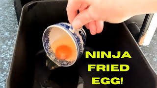 Frying an EGG in the NINJA airfryer [upl. by Fianna]