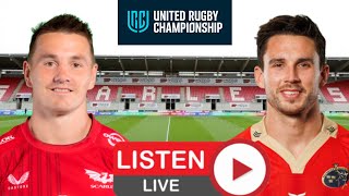 SCARLETS vs MUNSTER URC 2024 Live Commentary [upl. by Yednarb]