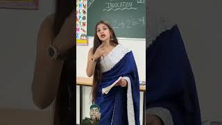 Class me monitor 🤣😁 comedy school schoollife monitor funny students [upl. by Elatan]