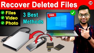 How to Recover Deleted Photos From SD Card Free  How to Recover Photos Videos Documents Files [upl. by Silrak183]