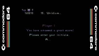 C64 Uridium Final level final life final move of the game to complete it [upl. by Iaka280]