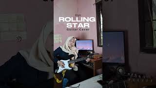 YUI  Rolling Star Guitar Cover by Dinda shorts guitar guitarcover cover music guitarsolo [upl. by Grae]