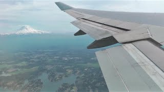 British Airways Boeing 747 Onboard Landing at SeattleTacoma International Airport [upl. by Hurst]