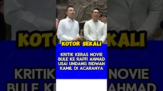 Novie Bule kritik keras Raffi Ahmad dan Ridwan Kamil [upl. by Lener]