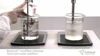 Benecel™ Modified Cellulose HotCold Water Addition [upl. by Rabah48]