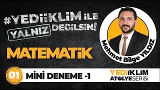 2024 KPSS MATEMATİK MİNİ DENEME 1  Mehmet Bilge YILDIZ [upl. by Marillin]