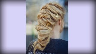 Quick and easy Greek Goddess hairstyle Fast hairstyle without locks [upl. by Llertniuq]