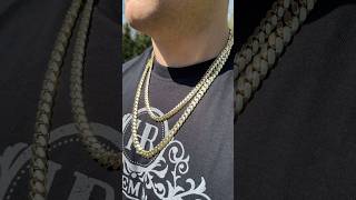 5mm 6mm 8mm 10mm Solid Gold Handmade Miami Cuban Link Necklaces  1mm Makes A Big Difference [upl. by Kironde814]