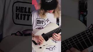 Hello Kitty giving some extra mojo 💃 guitar solo abasi dreamtheater johnpetrucci [upl. by Singband]