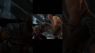 God of war 🔥 Boss fight godofwar atreus kratos bossfight games [upl. by Enaht]