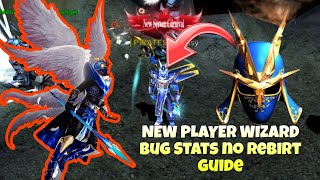 Wizard Bug Stats For No Rebirt PlayerNewbie Guide Sa MU Dragon Adventure [upl. by Lundgren]