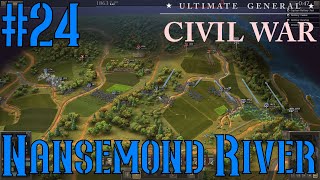 Nansemond River 24  11 April 1863  Ultimate General Civil War [upl. by Diao402]