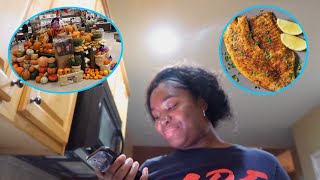 VlogTOBER Day 7 My Boyfriend THINK I’m Pregnant  Cook With Me [upl. by Seek997]