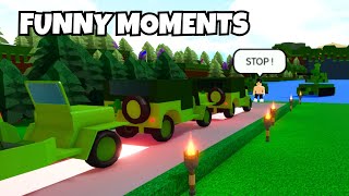 ROBLOX Build a Boat FUNNY MOMENTS  WAR [upl. by Elodie]