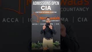 Admissions open for CIA program under the guidance of Sir Moghirah Farooqui [upl. by Frohman54]