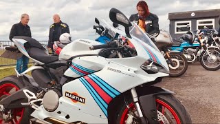 PATHFINDER CAFE MOTORCYCLES This is what Happened at ONEoClock Lunchtime TODAY at BLACKBUSHE Airport [upl. by Crim818]