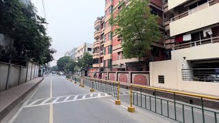 Baridhara Scholars International School And College to Baridhara DOHS Gulshan Checkpost Gate [upl. by Nnylatsyrk]