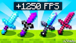 🚀 EFSANE FPS BOOST 16X TEXTURE PACKLER   minecraft bedwars [upl. by Kern888]