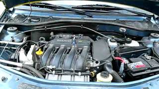 Dacia Logan 16 16V engine start up [upl. by Ailema]