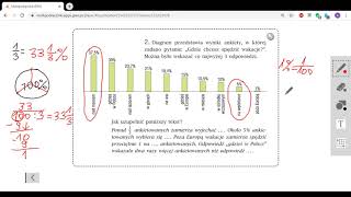 Diagramy procentowe  część 1 klasa 6 [upl. by Suoivatram366]