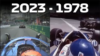 F1 but every gear change it changes season 2023  1978 [upl. by Ahsinan629]