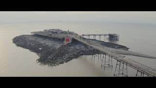 Birnbeck Pier in WestonsuperMare North Somerset England [upl. by Tiersten]