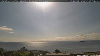 17 July 2024  Kinghorn WeatherCam Timelapse [upl. by Okimuk]