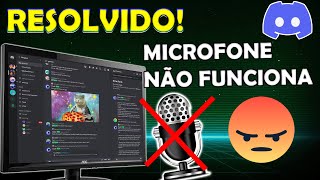 Microfone Não funciona no DISCORD [upl. by Eenattirb]