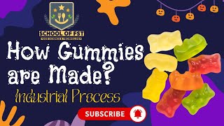 How Gummies are Made  Full Industrial Process  School of FST  Inside Food Factory Series [upl. by Pernick]