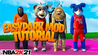 HOW TO MOD NBA 2K21 PC EASYPARK DETAILED TUTORIAL [upl. by Eseerahs]