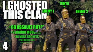 HOW I GHOSTED A CHINESE CLAN AND STOLE THEIR RAID LOOT  Solo Rust [upl. by Adyl]