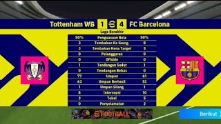 BARCELONA VS TOTTENHAM EFOOTBALL 2025 [upl. by Hertha156]